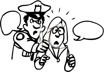 police grabbing someone