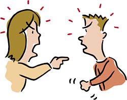 Picture - Arguing Cartoon